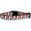 Unconditional Love I Heart NY Ribbon Dog Collars Large UN742460